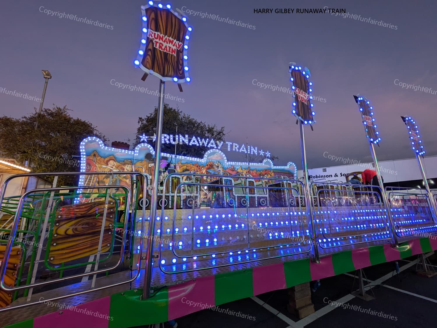 Harry Gilbey Runaway Train at Spalding Funfair
